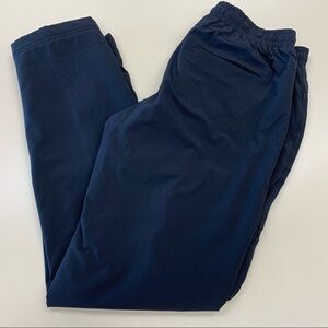 Talbots Women’s Black Nylon Cargo Elastic Drawstring Waist Pockets Lined Pants S